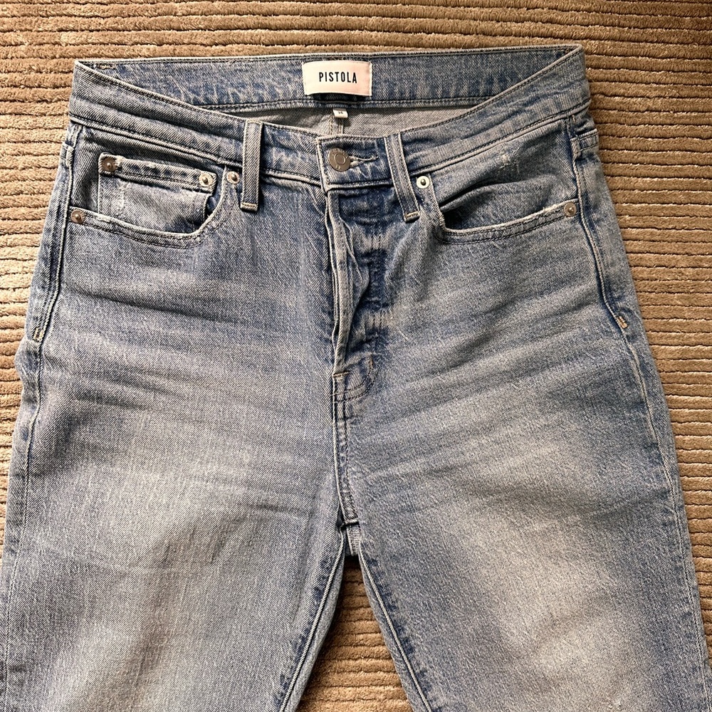 Pistola Charlie High Rise- Classic Straight Ankle Size 26